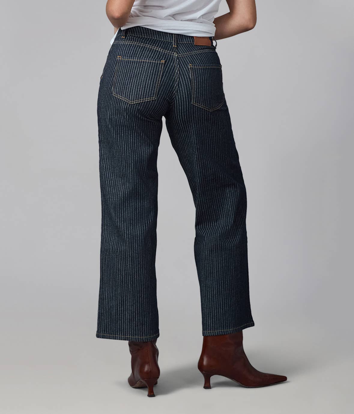 High Rise Wide Leg Denim