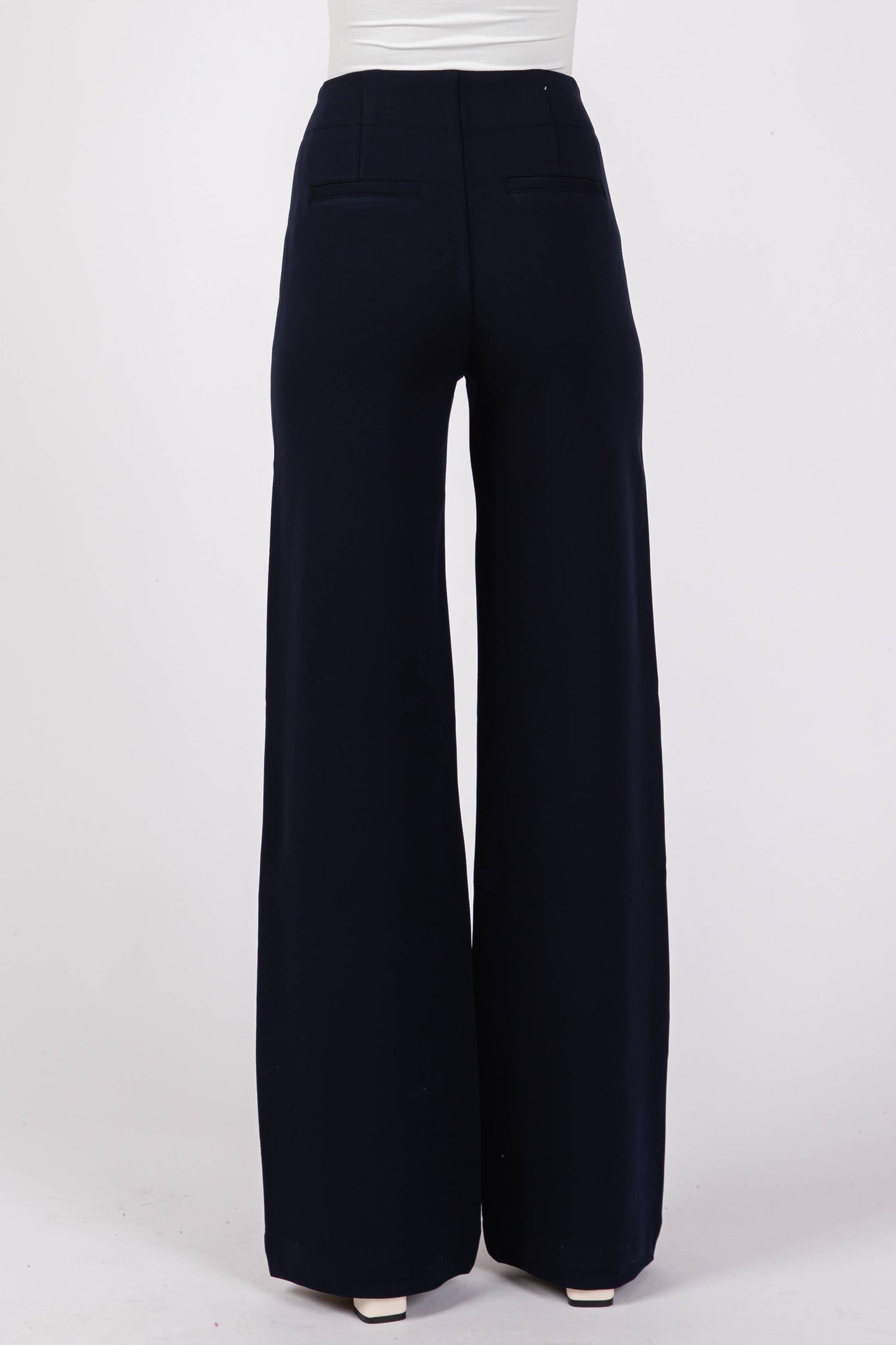 Wide Leg Ponte Trouser