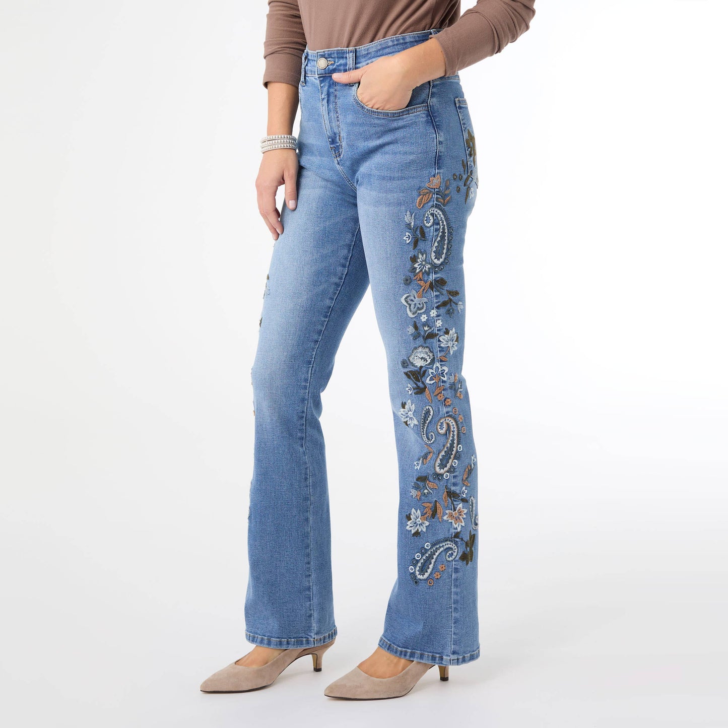 Embroidered Baby Bootcut