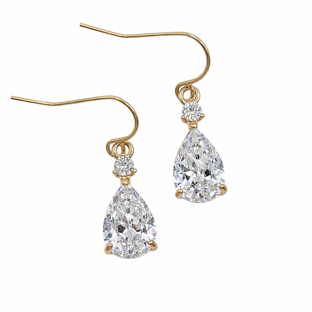 Crystal Teardrop Earrings