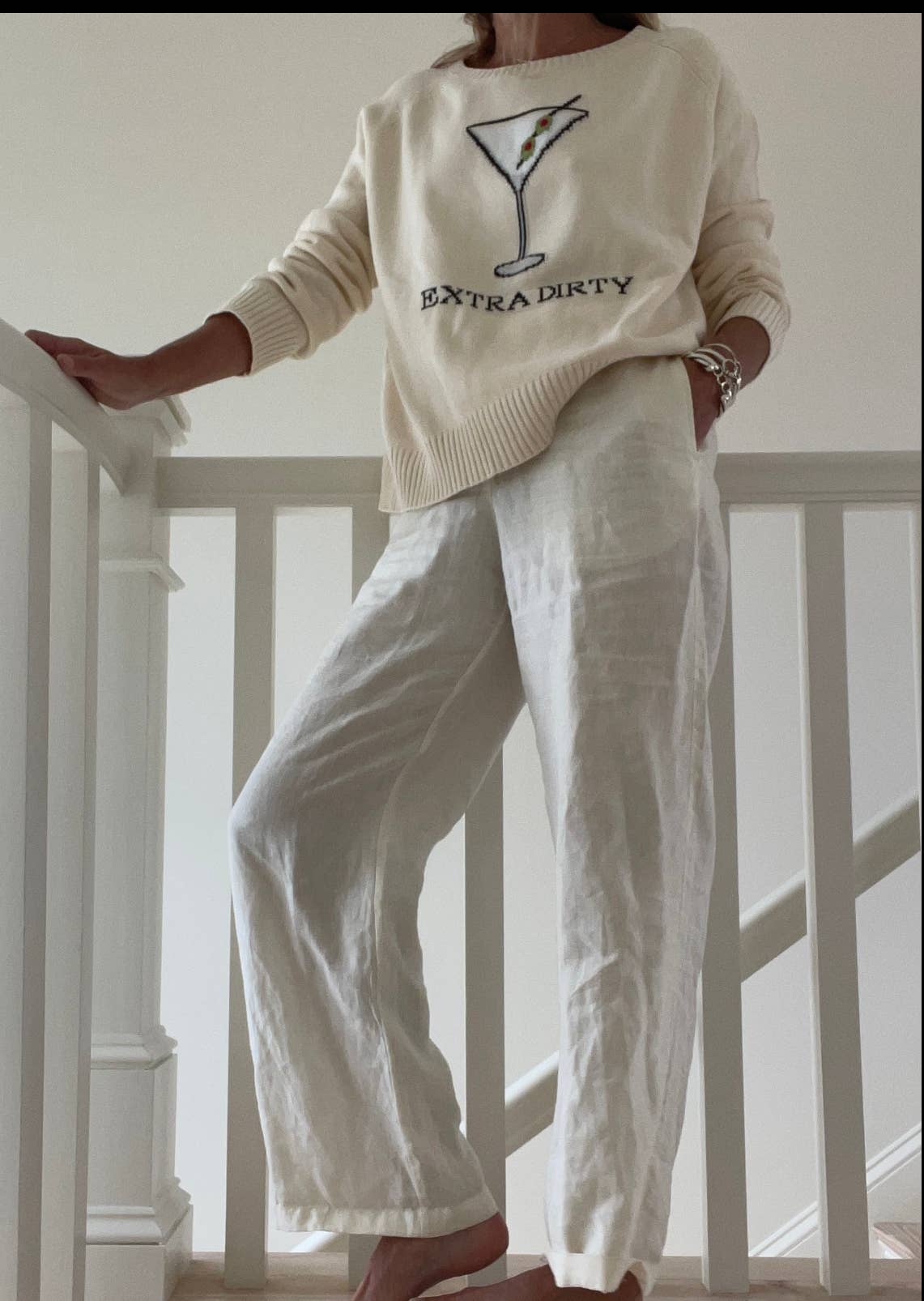 LAST CALL SIZE L | Extra Dirty Martini Sweater