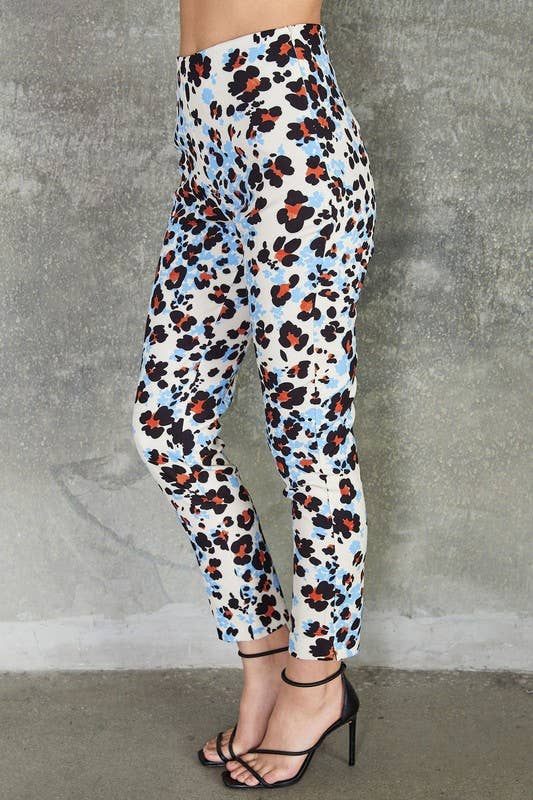 Floral Leopard Pants