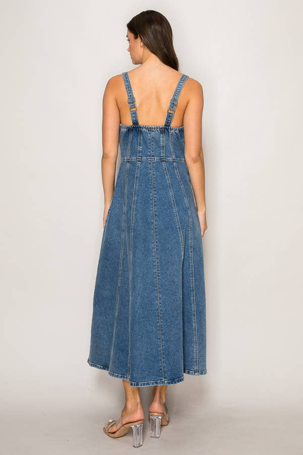 Denim Maxi Dress