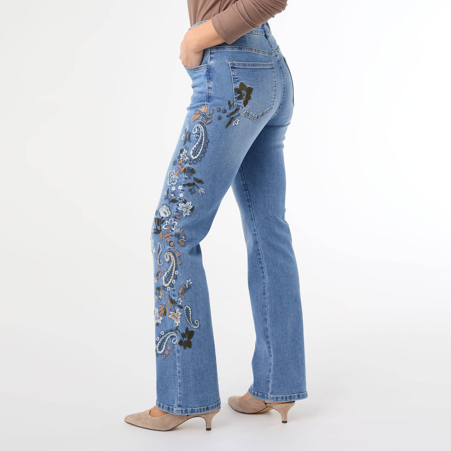 Embroidered Baby Bootcut
