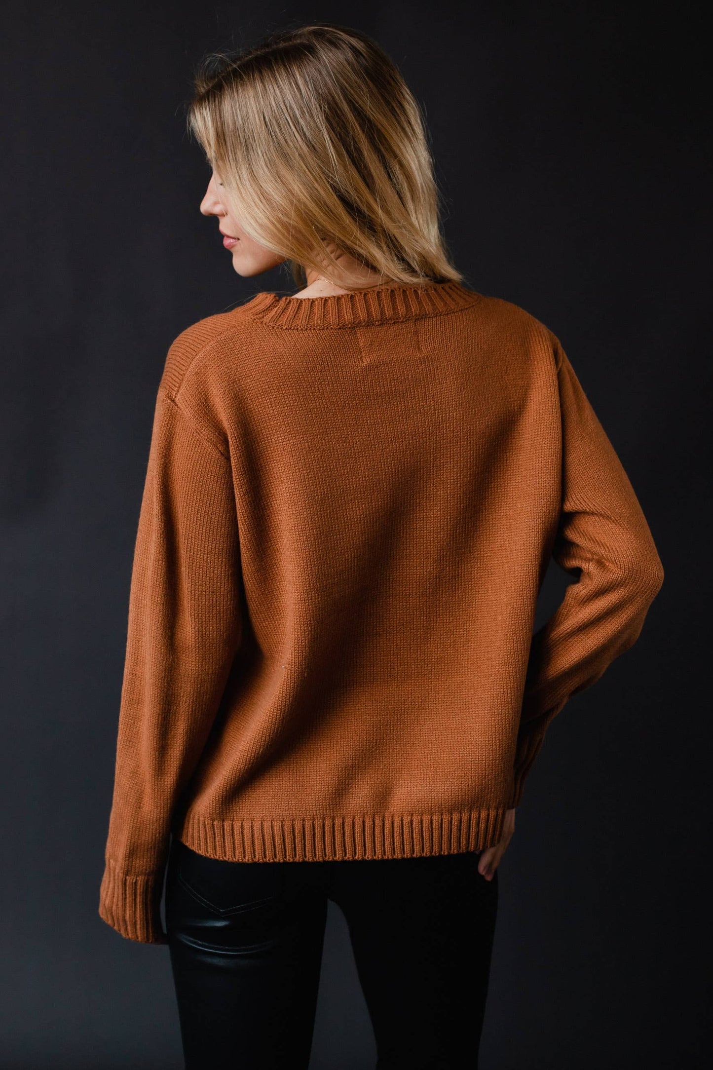 Whiskey Weather Sweater - Copper