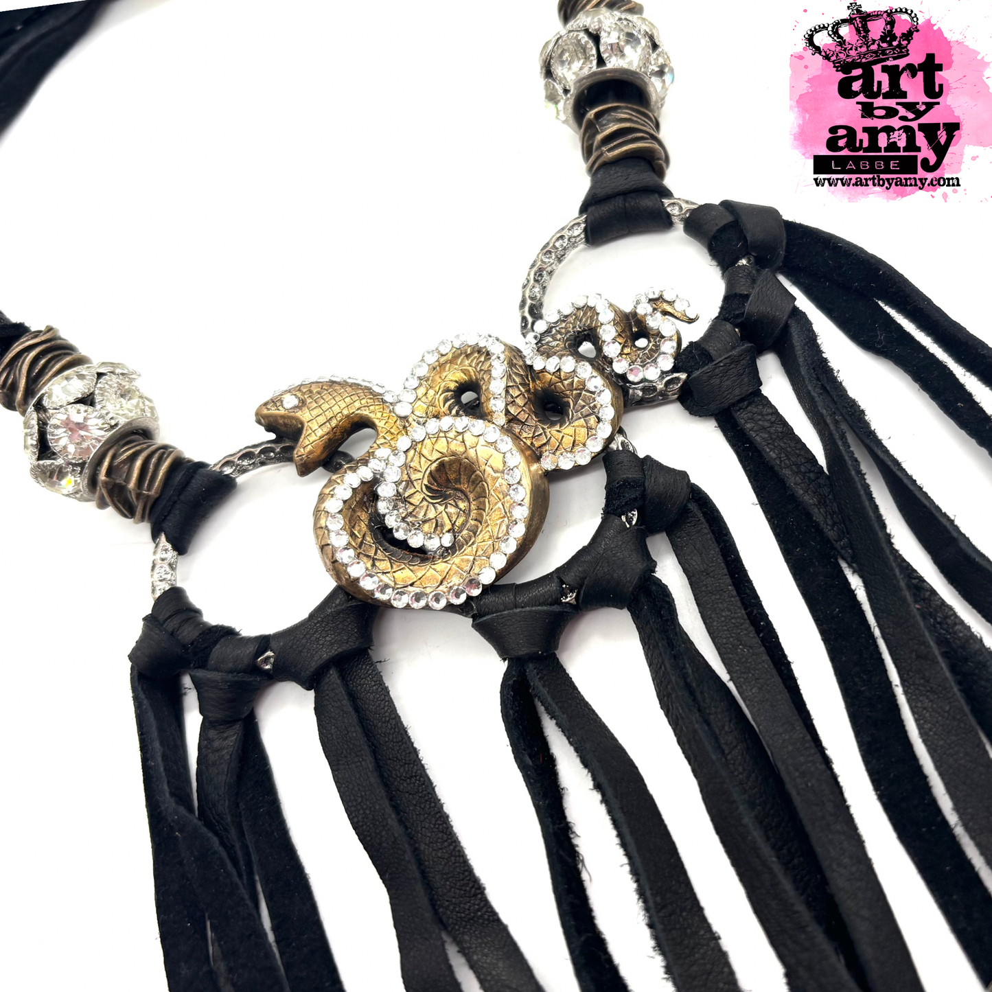 ABA Year of the Snake Leather Necklace