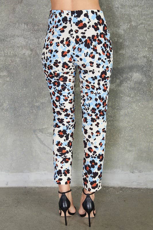 Floral Leopard Pants