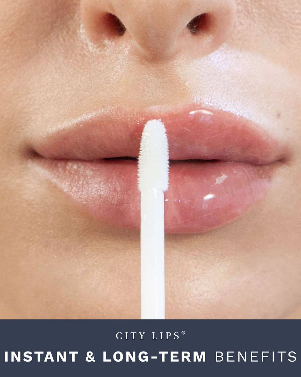 City Beauty Plumping Lip Gloss - Clear