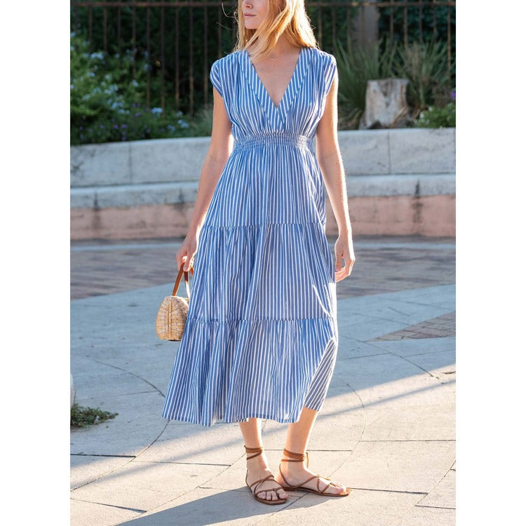 LAST CALL SIZE XL | Cassis Maxi Dress - Blue