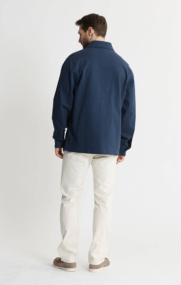 MEN'S Brushed Bull Denim Coat - Navy