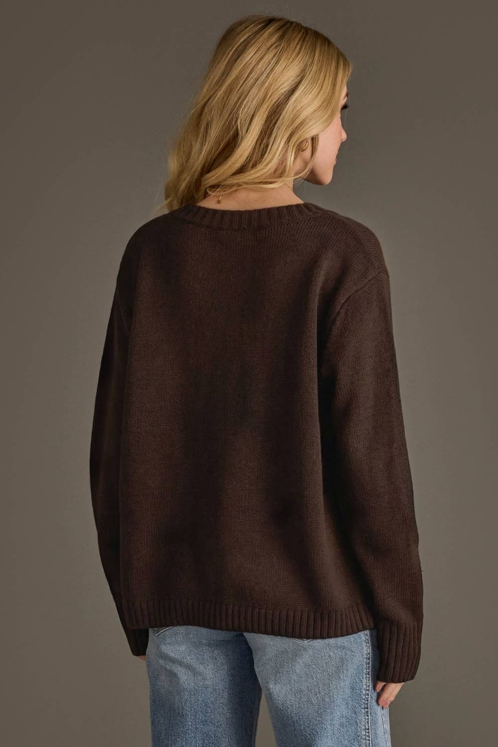 Whiskey Weather Sweater - Chocolate