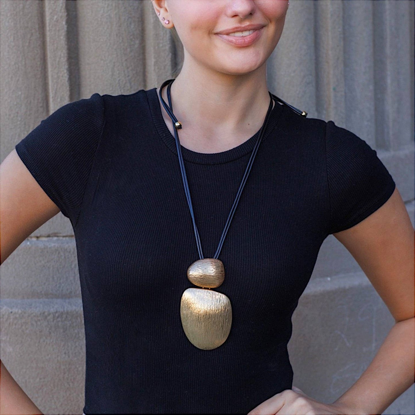Sculptural Pendant Necklace
