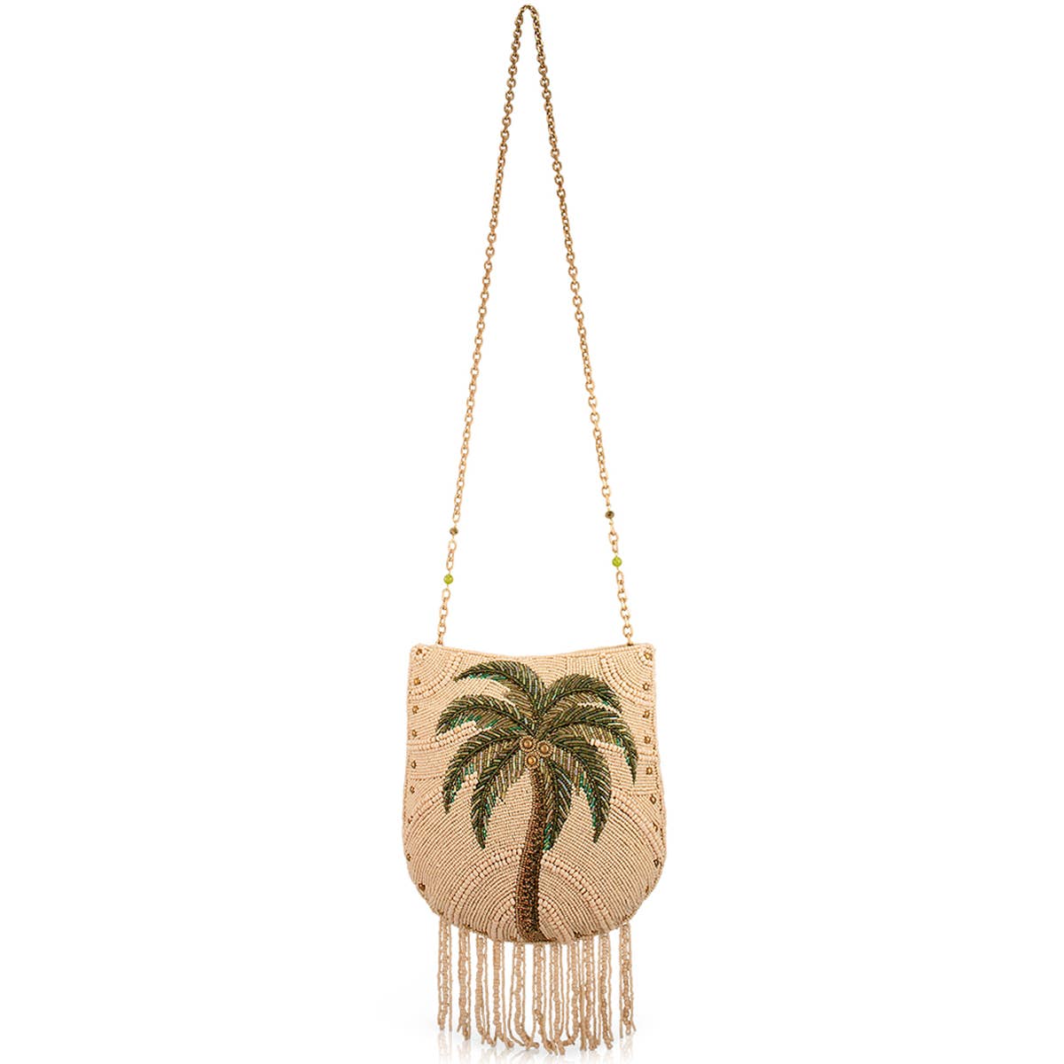 MF Coconutty Beaded Fringe Handbag