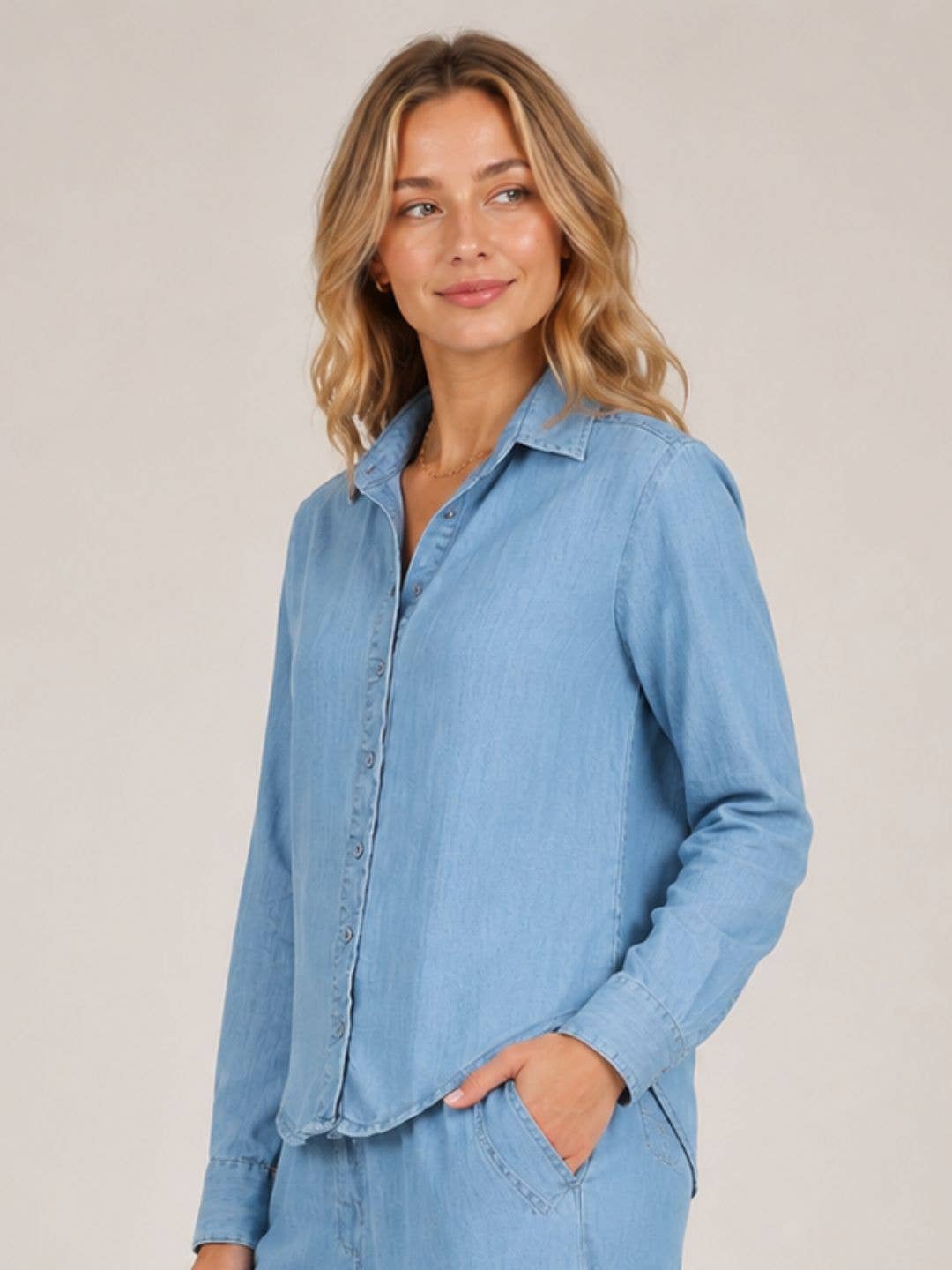 Classic Chambray Button Down