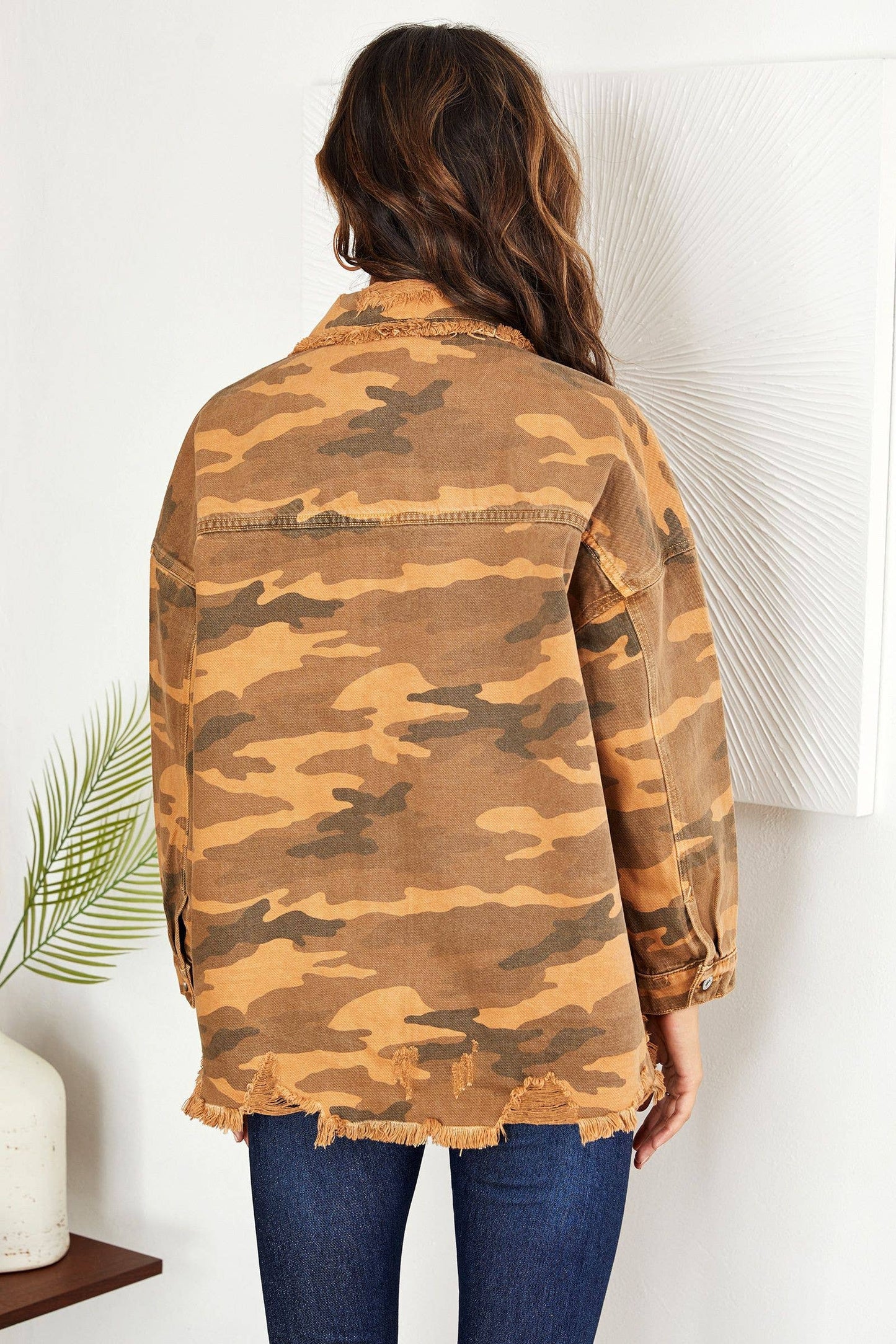 Camo Shirt Jacket
