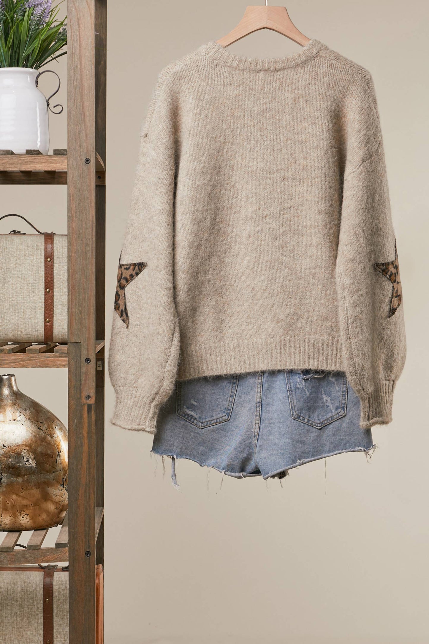 Bold Star Knit Sweater