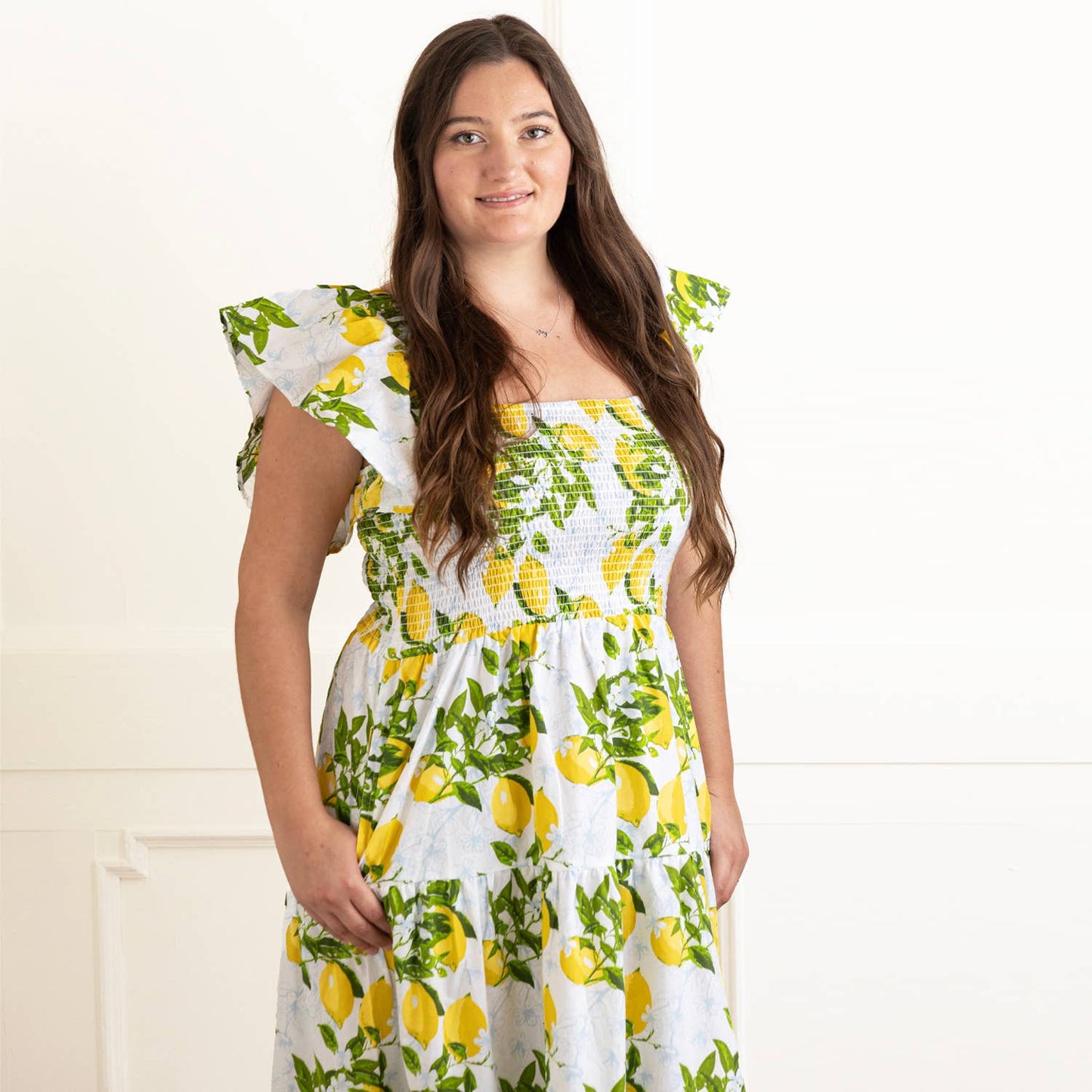 Lemonade Flutter Sleeve Dress