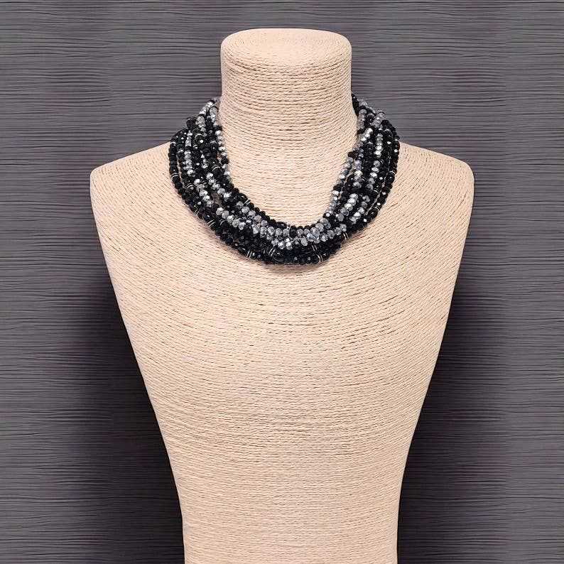 Multi-Strand Bead Collar