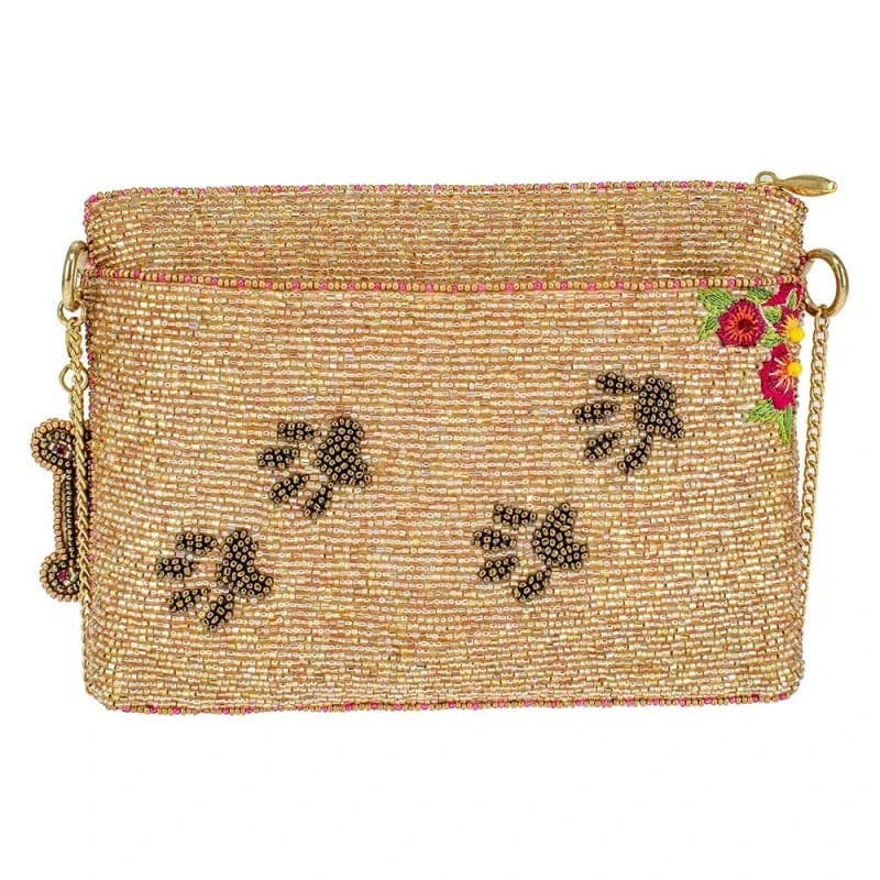 MF Doxie Beaded Crossbody Handbag