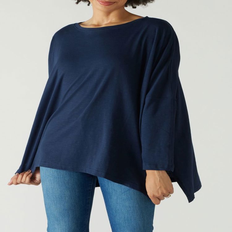 Catalina Slub Tee - Navy