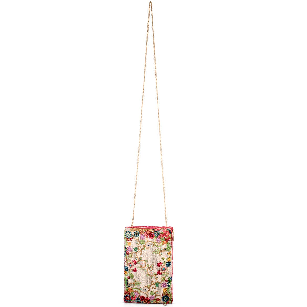 MF Ditsy Floral Beaded Crossbody Bag