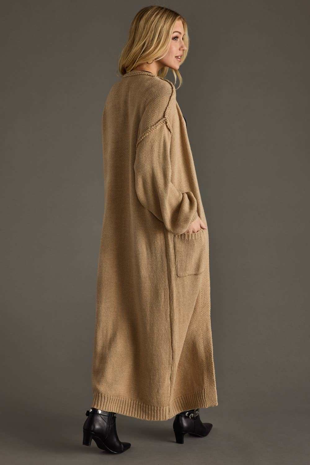 Duster Cardigan - Tan