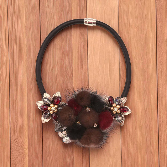 Faux Fur Necklace