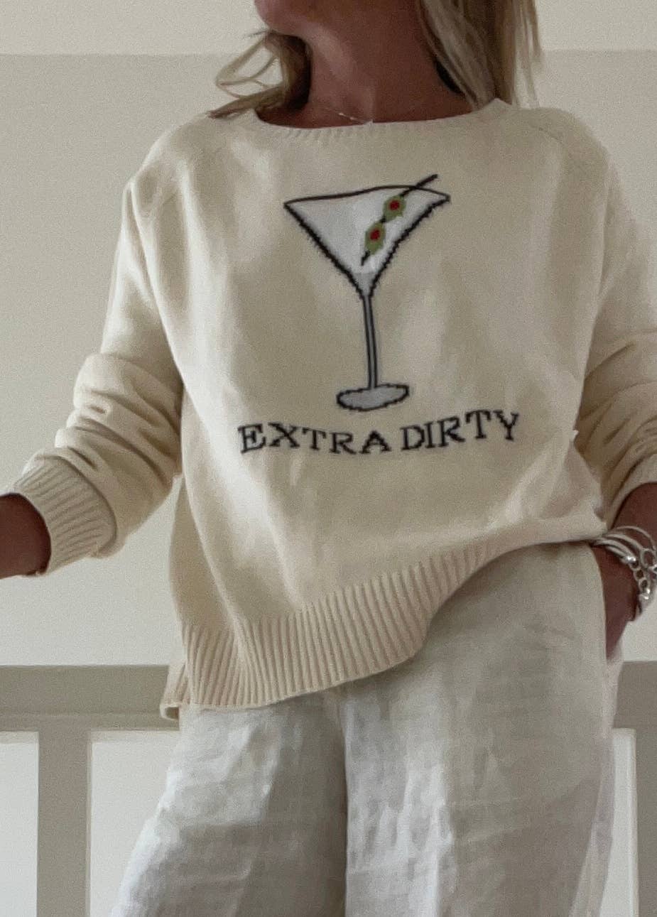 LAST CALL SIZE L | Extra Dirty Martini Sweater