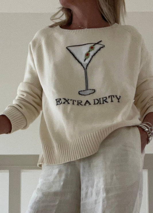 LAST CALL SIZE L | Extra Dirty Martini Sweater