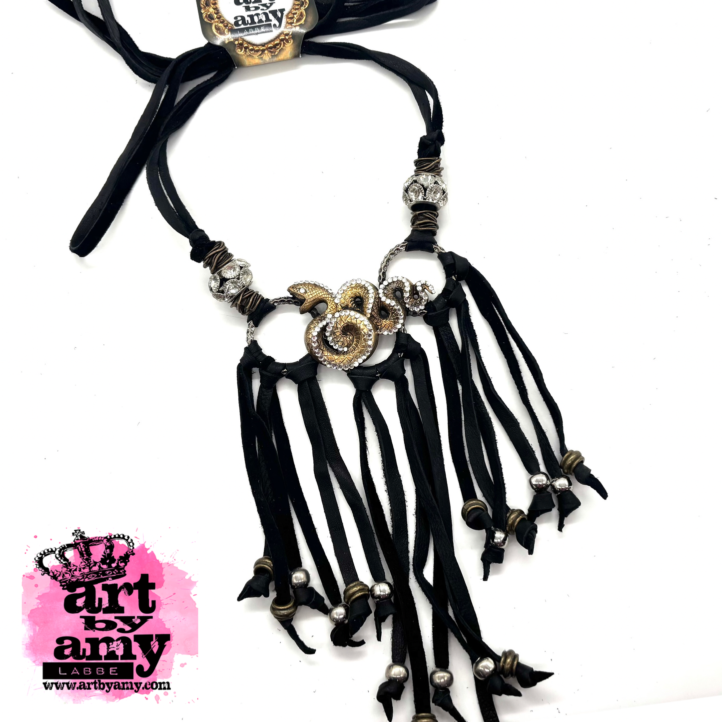 ABA Year of the Snake Leather Necklace