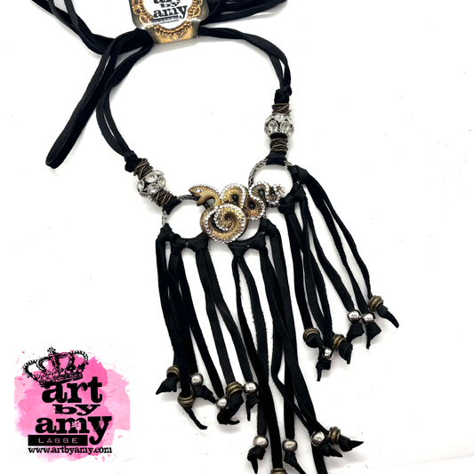 ABA Year of the Snake Leather Necklace