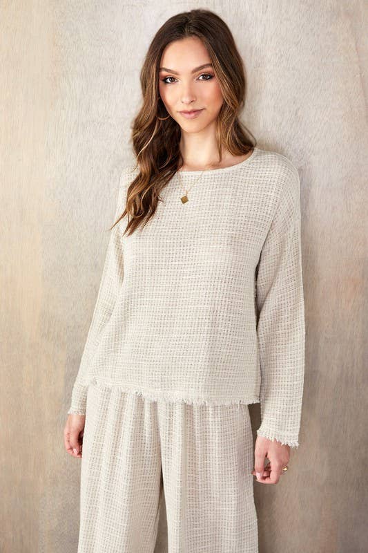 Boatneck Linen/Cotton Top