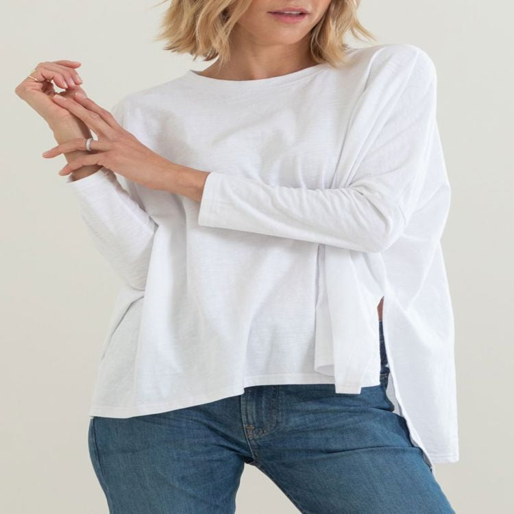 LAST CALL O/S | Catalina Slub Tee - White