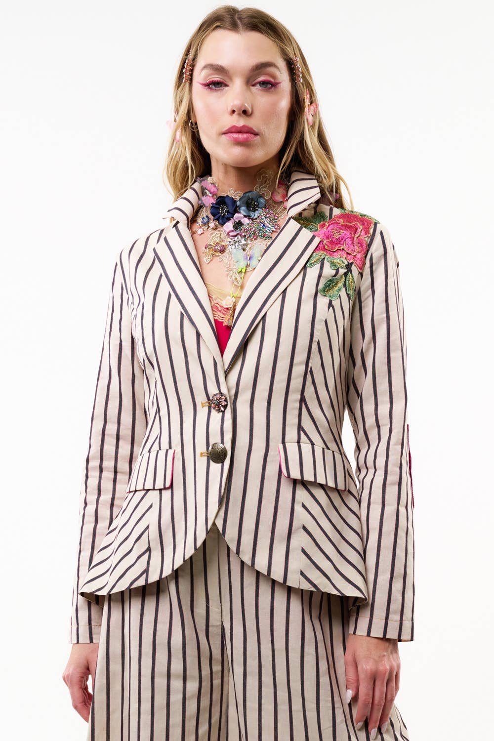 LAST CALL SIZE S | Aratta Derby Princess Stripe Blazer