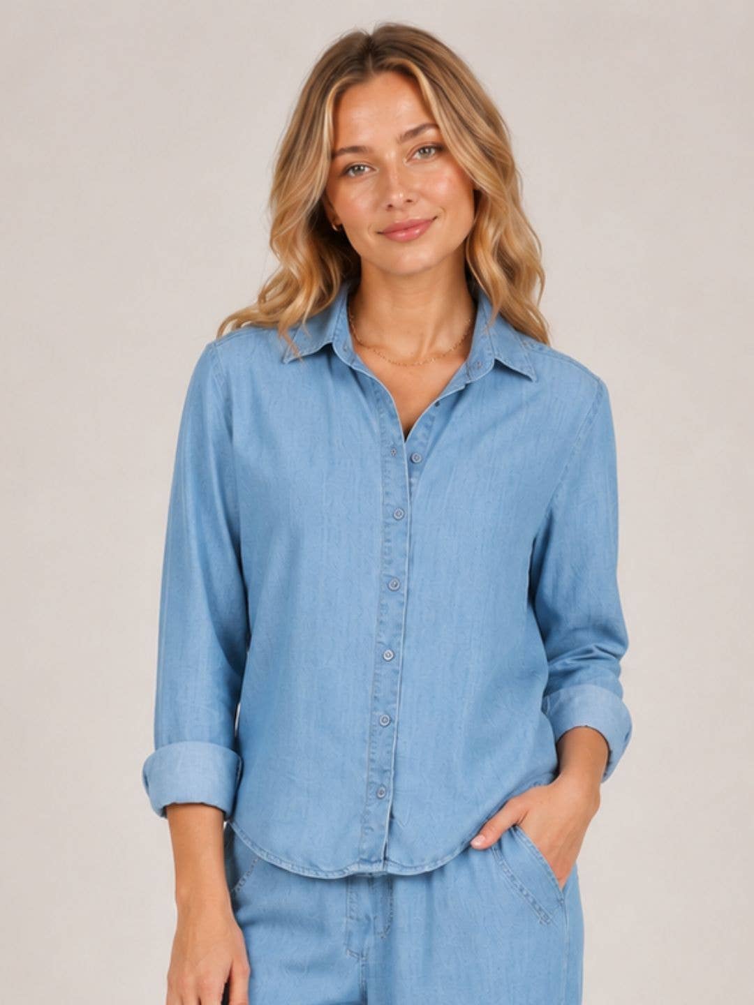 Classic Chambray Button Down