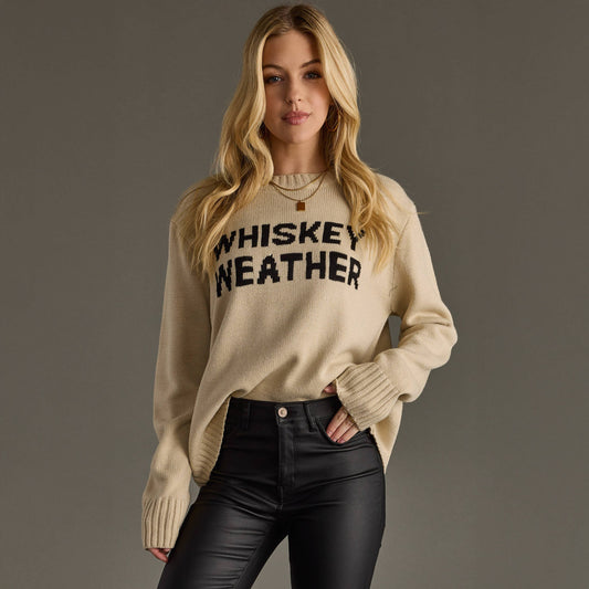 LAST CALL SIZE S | Whiskey Weather Sweater - Beige