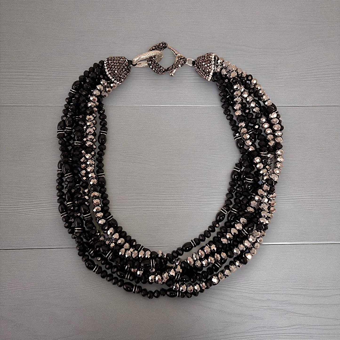 Multi-Strand Bead Collar
