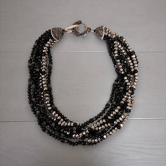 Multi-Strand Bead Collar