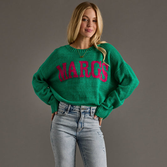 Green Margs Lightweight Sweater