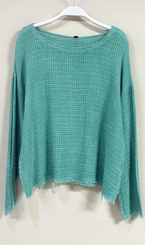 Boatneck Linen/Cotton Top