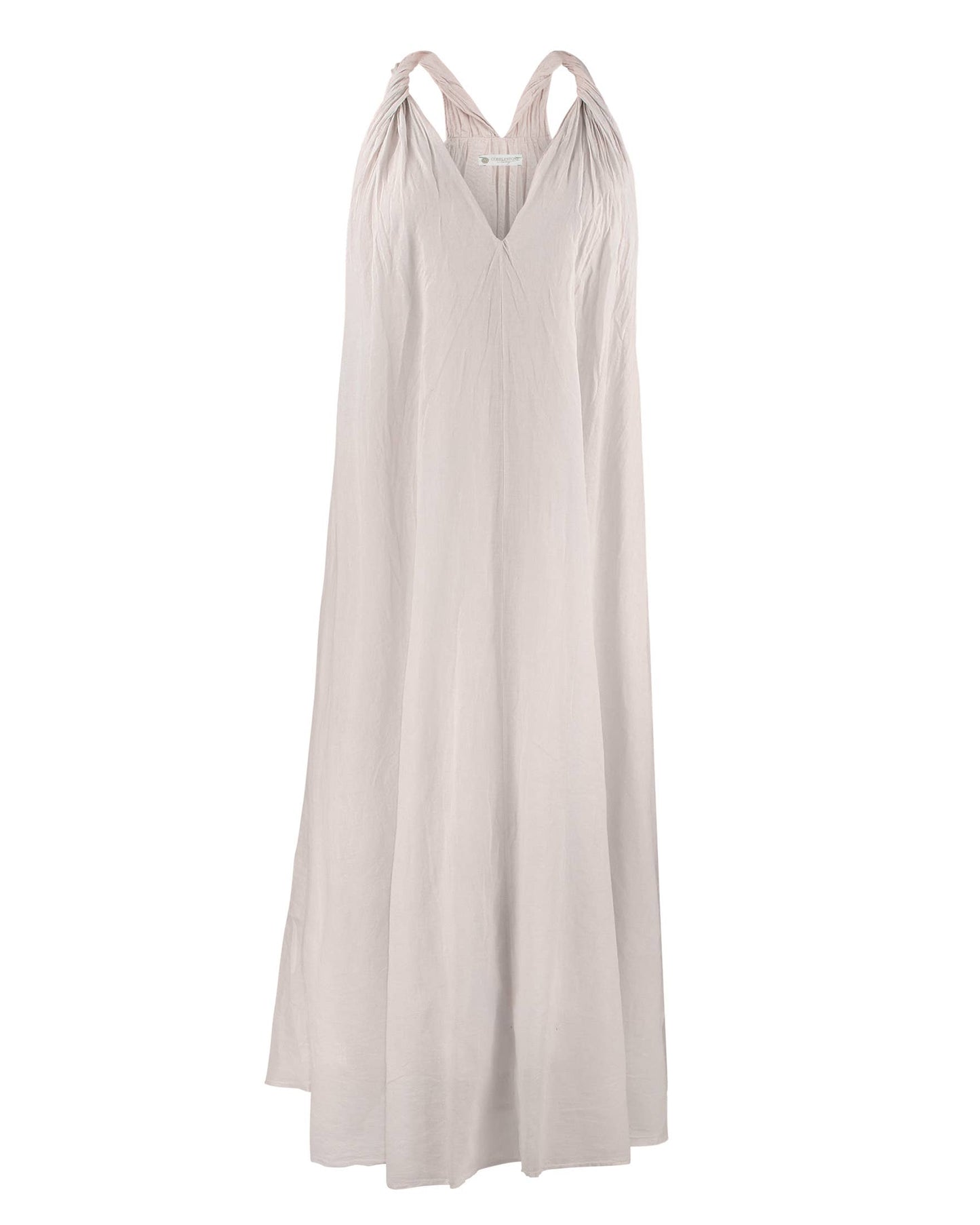 Italian Cotton Dress - Stone