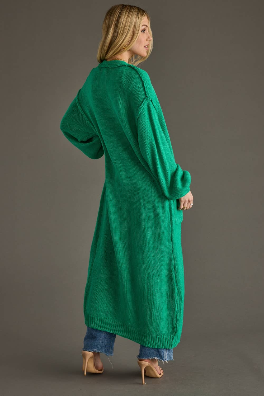 Duster Cardigan - Green