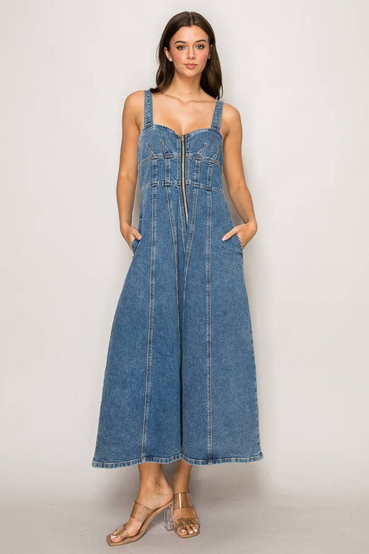 Denim Maxi Dress