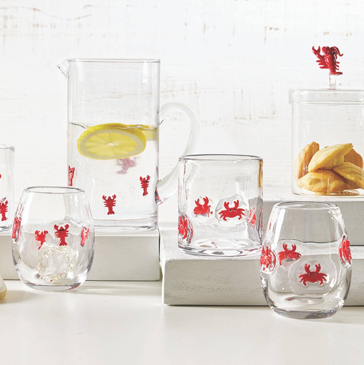 Icon Wine Glass - Lobster