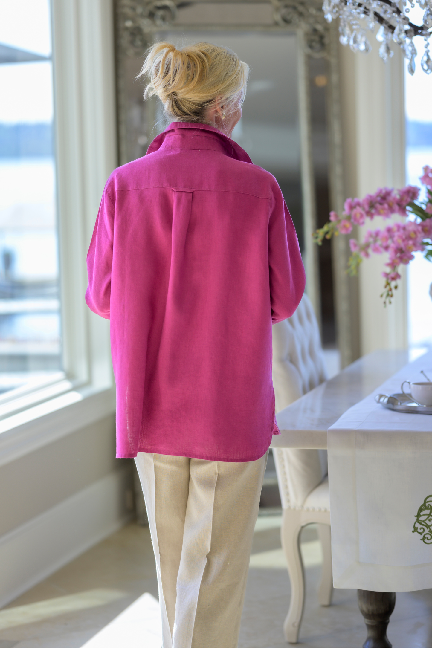Luxury Linen Shirt - White