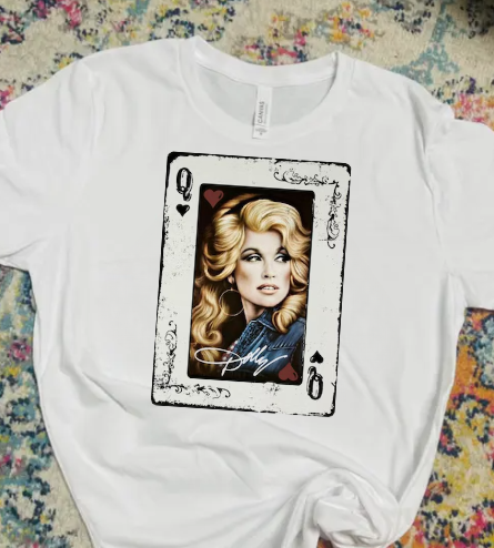 Dolly Queen Tee - White