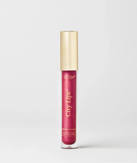 City Beauty Plumping Lip Gloss - Raspberry
