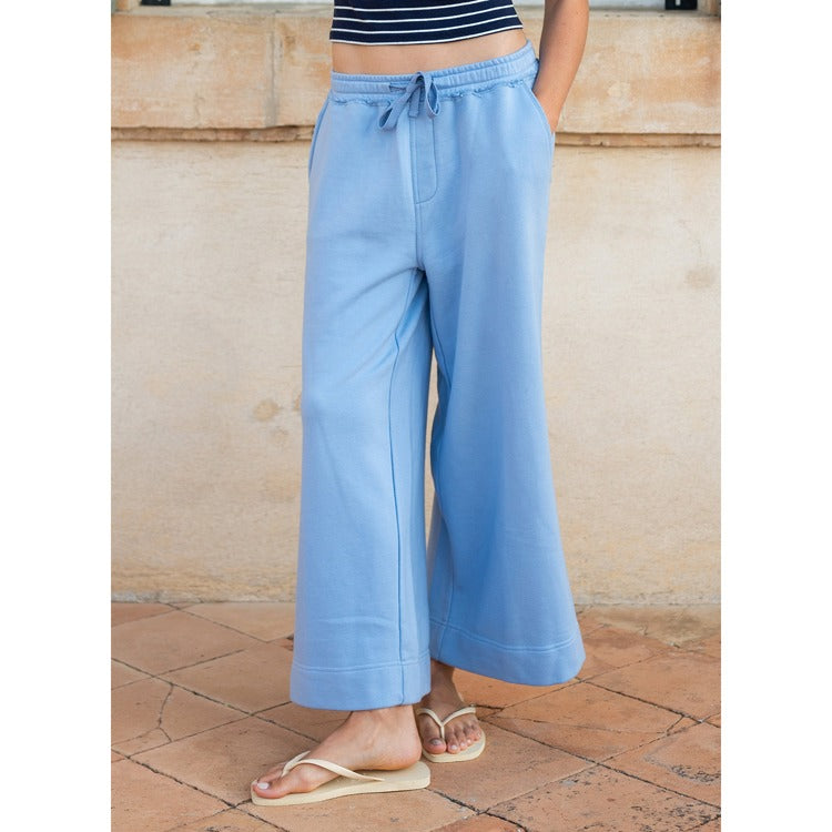 Frenchie Wide Leg Pant - Periwinkle
