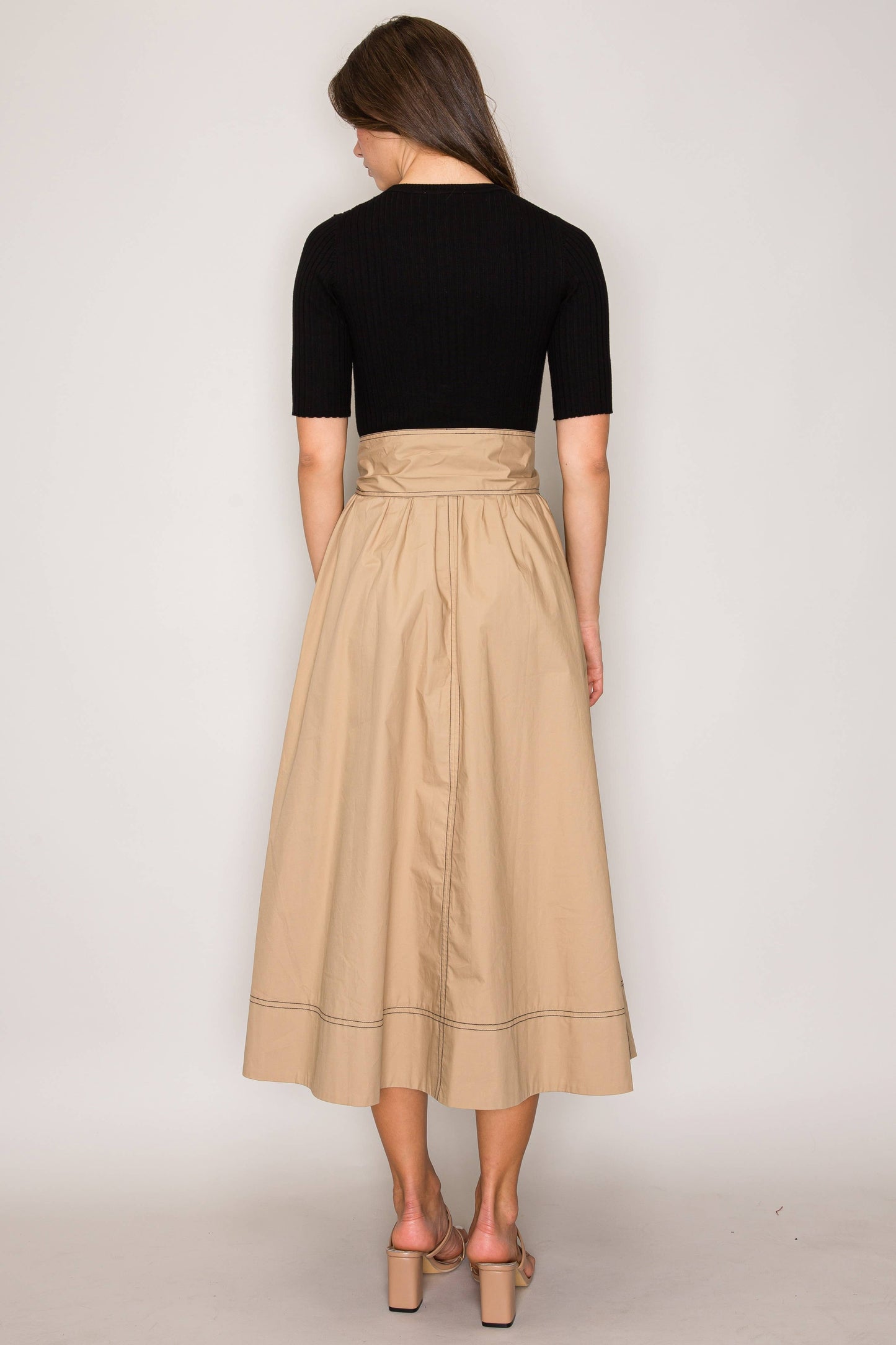 Knit Top Maxi Dress