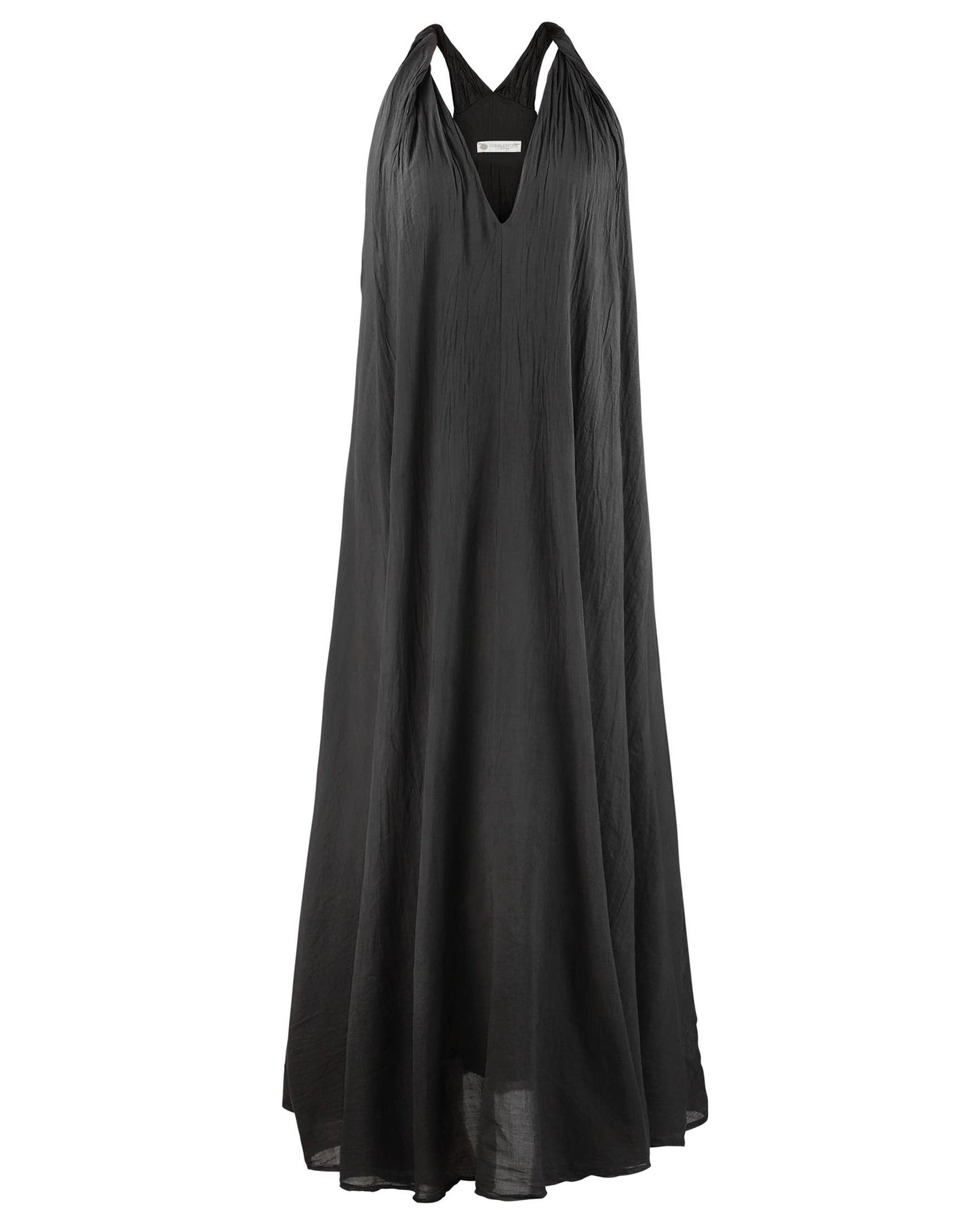 Italian Cotton Dress - Black
